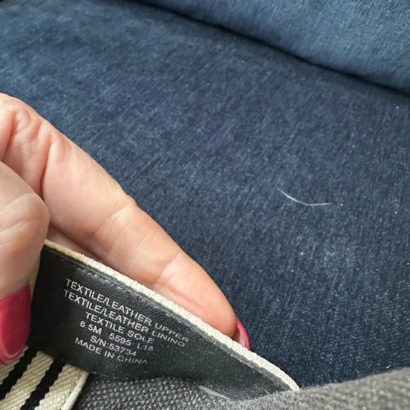 Tory Burch Black and White Wedge Espadrille Shoes - Picture 8 of 10